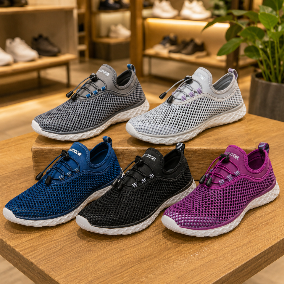 Sneakers Outdoor Respirantes en Mesh Unisexes