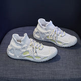 Baskets femme tendance à semelle épaisse en maille