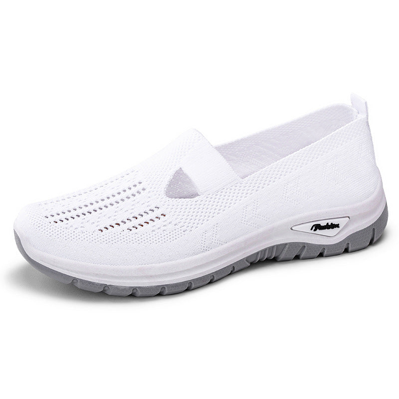 Chaussures en toile à enfiler, en maille respirante, pour femmes,