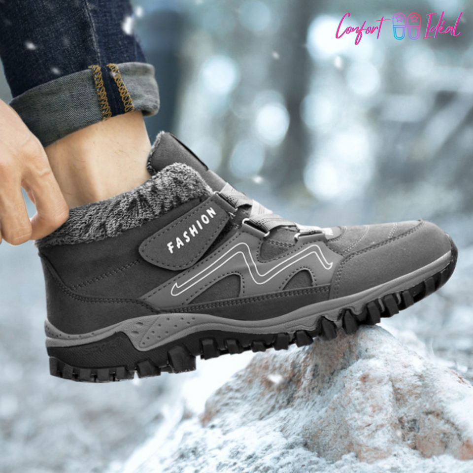 Bottines antidérapantes chaudes et confortables pour hommes