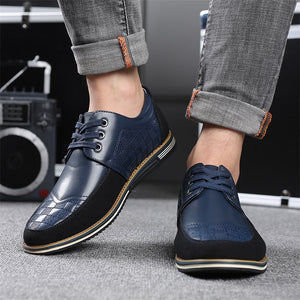 Chaussures à lacets décontractées d'automne pour homme.