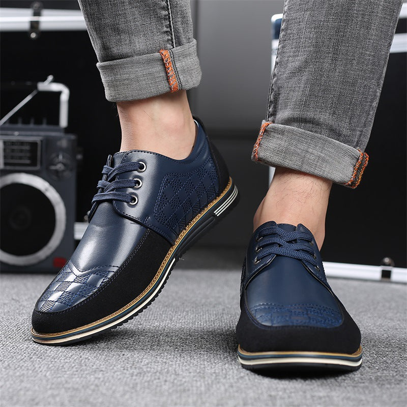 Chaussures à lacets décontractées d'automne pour homme.