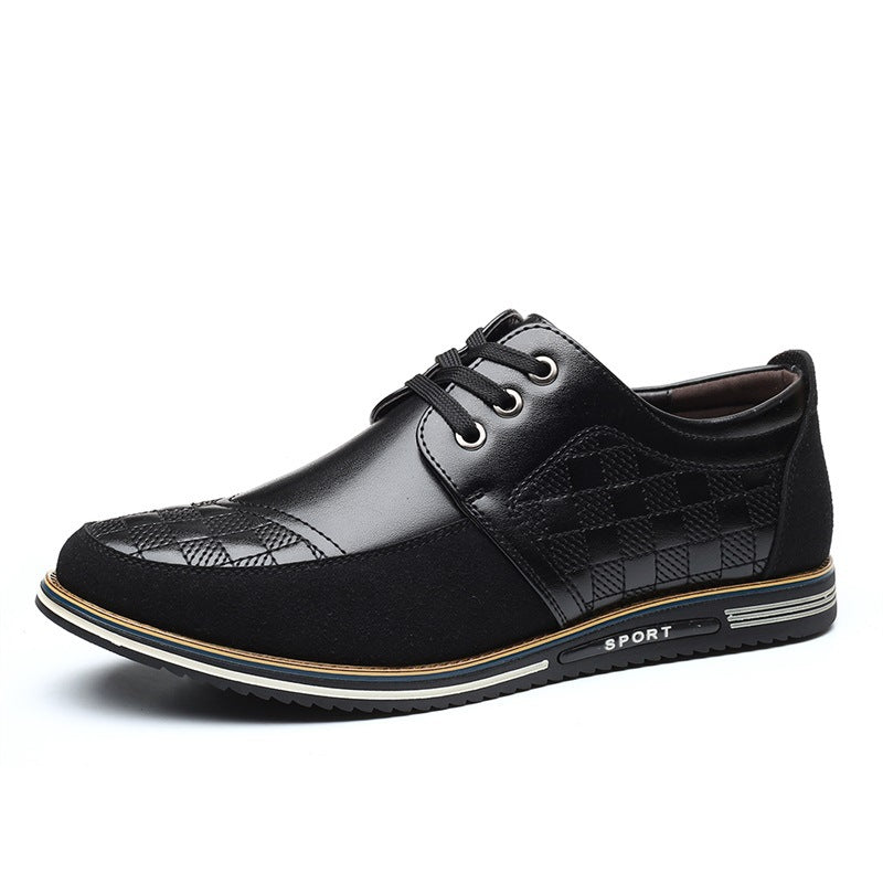 Chaussures à lacets décontractées d'automne pour homme.
