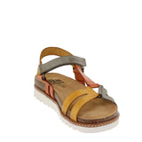 Sandales confort femme en cuir multicolore – Confort & Élégance