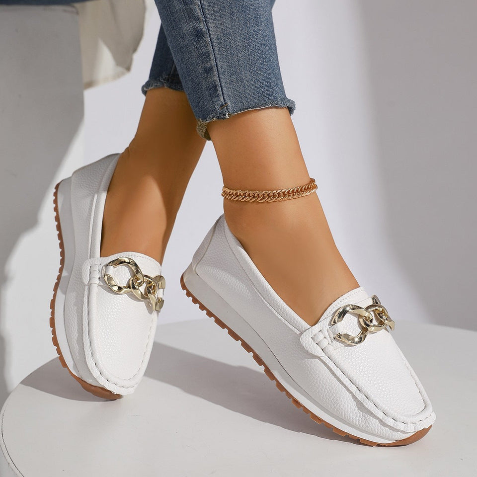 Chaussures décontractées et confortables à enfiler, mocassins, printemps, été, automne