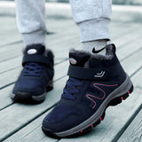 Baskets chaudes en coton pour femme et homme