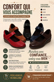 Chaussures en Cuir pour Femme – Élégance, Confort et Semelle Compensée 4 cm