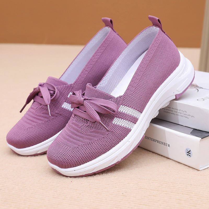 Casual Fashion Sports Middle-aged And Elderly Flat Shoes