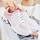 Chaussures de running confortables en maille Flyknit pour femme – Grandes tailles