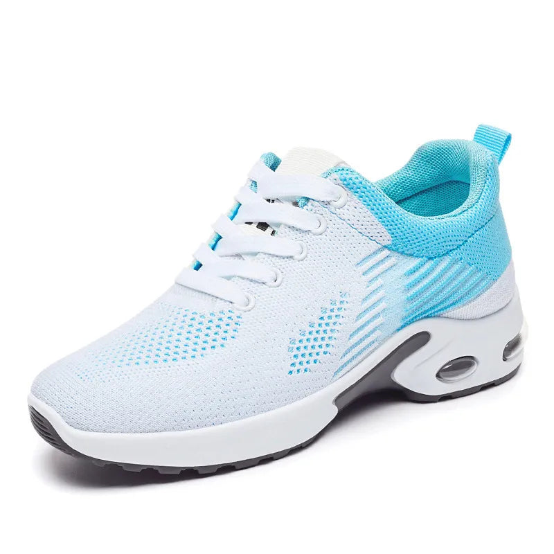 Chaussures de running confortables en maille Flyknit pour femme – Grandes tailles