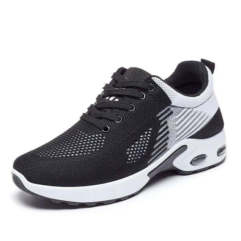 Chaussures de running confortables en maille Flyknit pour femme – Grandes tailles