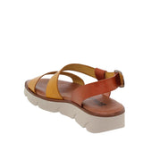 Sandales compensées en cuir pour femme – Talon 3 cm & semelle confort