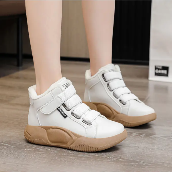 Bottines antidérapantes à velcro