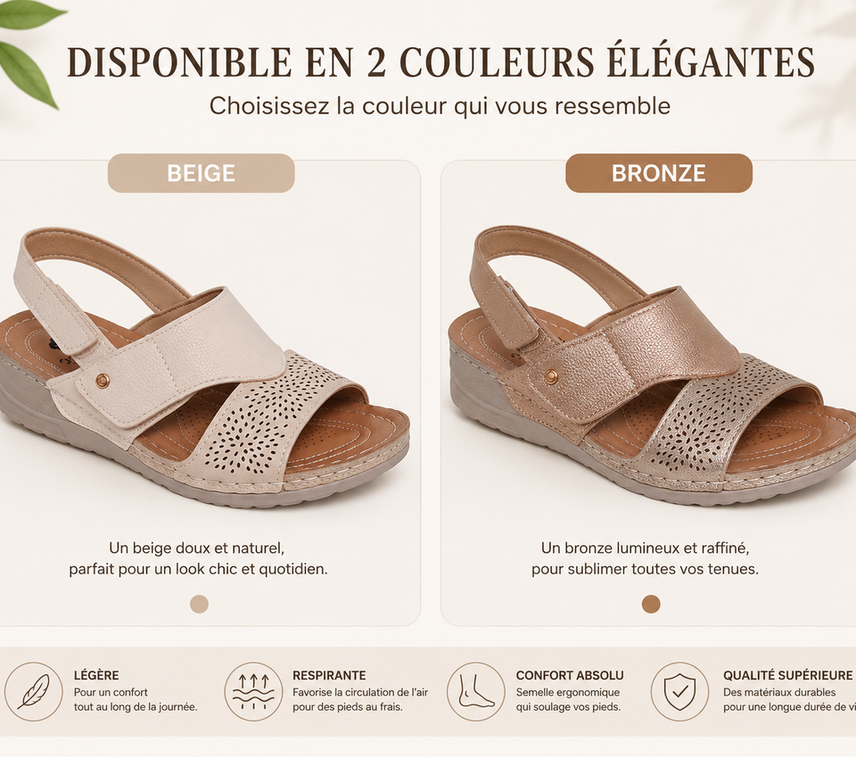 Sandale Femme Confort Ergonomique