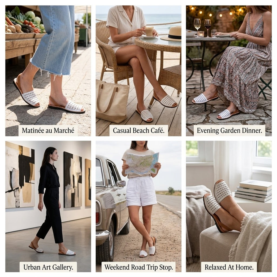 Sandales en cuir pour femme Avarca – Confort et élégance