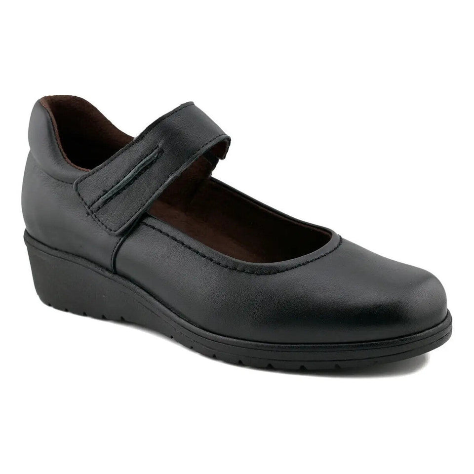 Chaussures en Cuir pour Femme – Élégance, Confort et Semelle Compensée 4 cm