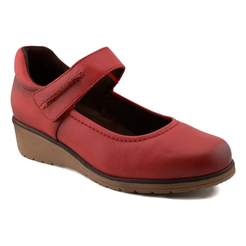 Chaussures en Cuir pour Femme – Élégance, Confort et Semelle Compensée 4 cm