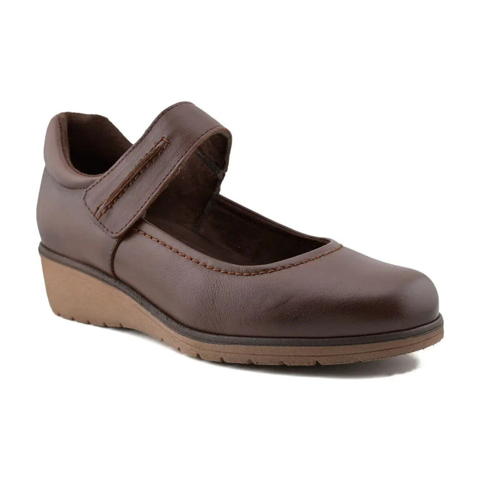 Chaussures en Cuir pour Femme – Élégance, Confort et Semelle Compensée 4 cm