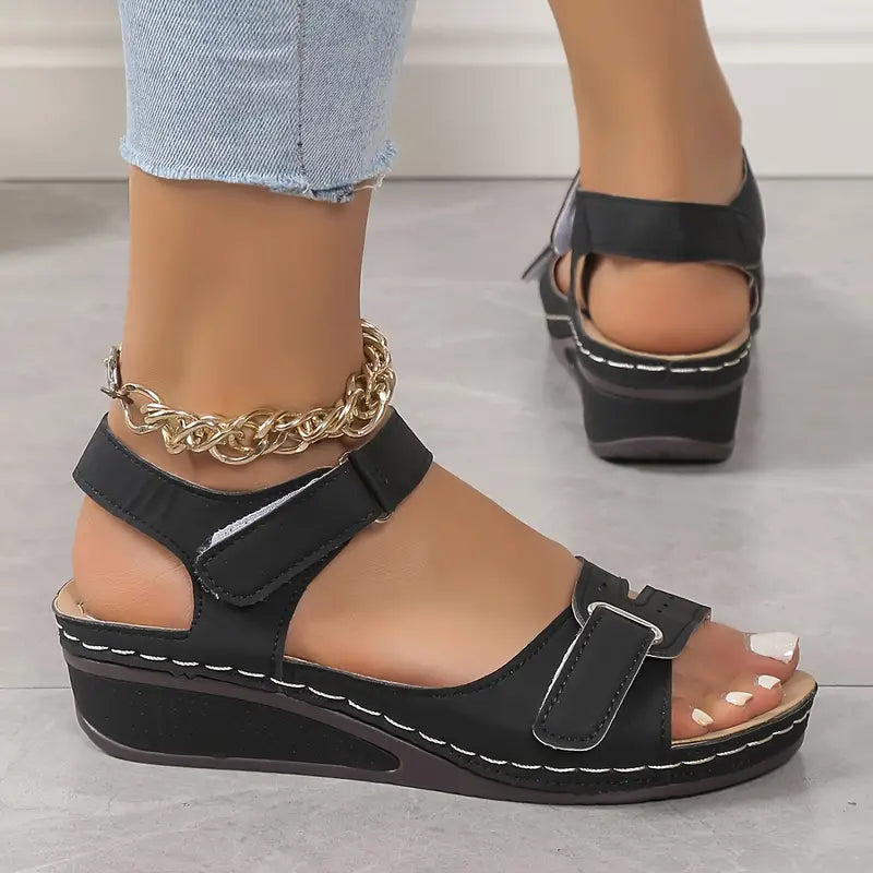 Sandales orthopédiques femme — vue portée