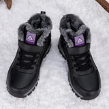 Bottes de neige antidérapantes, élégantes et chaudes, avec peluche, destinées aux chaussures d'extérieur confortables
