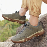 Chaussures de montagne homme à boucle rotative, antidérapantes et résistantes