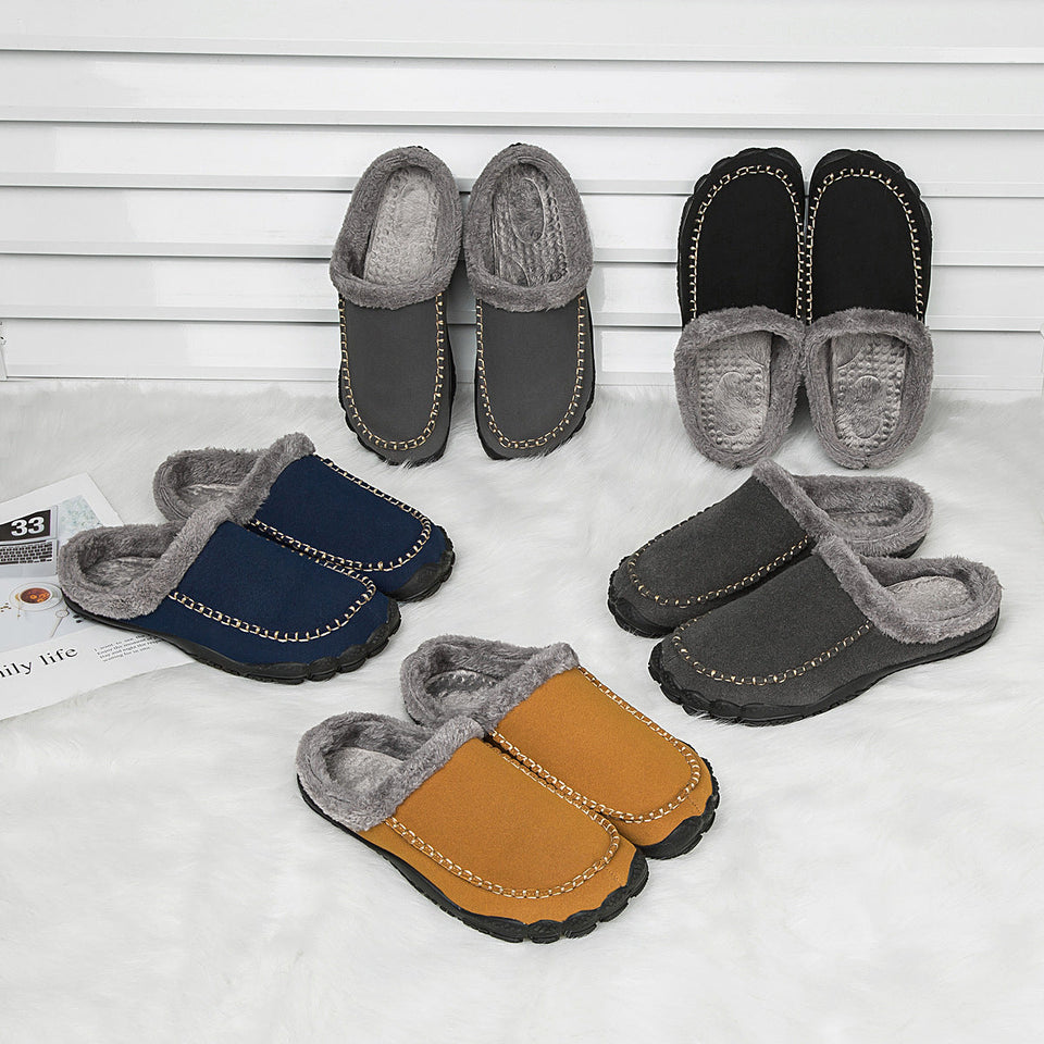 Chaussons d’Hiver Chauds et Antidérapants pour Homme