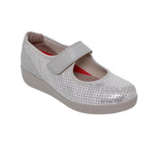 Chaussure confort respirante pour femme – Semelle ergonomique et fermeture à scratch ajustable
