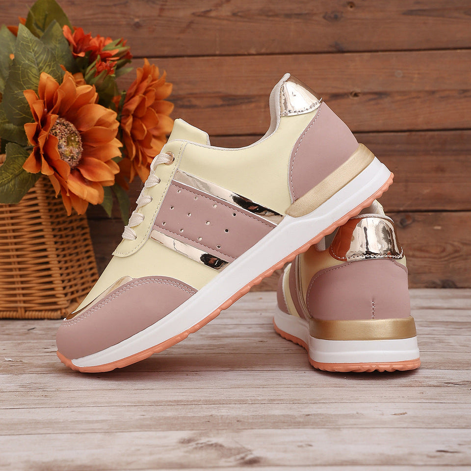 Chaussures à lacets à bout rond