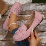 Mocassins à bout rond pour femme, antidérapants, souples et confortables