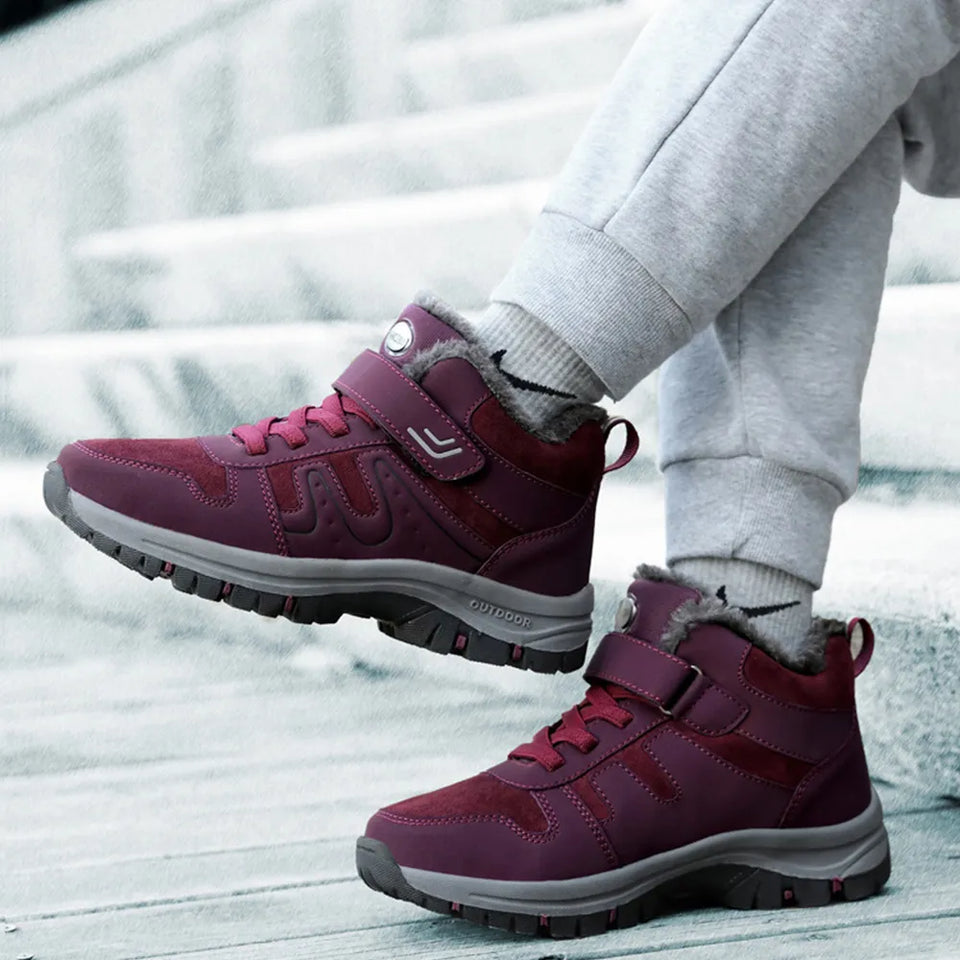 Baskets chaudes en coton pour femme et homme