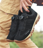 Chaussures de montagne homme à boucle rotative, antidérapantes et résistantes