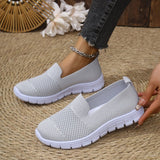Chaussures décontractées plates en maille respirante