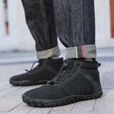Chaussures d’hiver chaudes en coton, doublées en velours épais