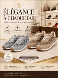 Sneakers Chic à Motif Monogramme