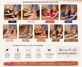 Sandales à talons compensés en corde de chanvre, légères, tressées, à bout fermé et élastiques pour femmes