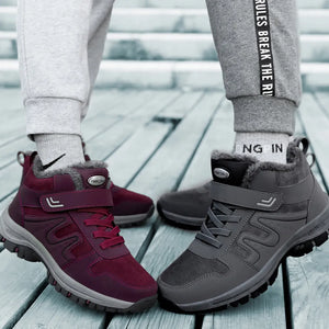 Baskets chaudes en coton pour femme et homme