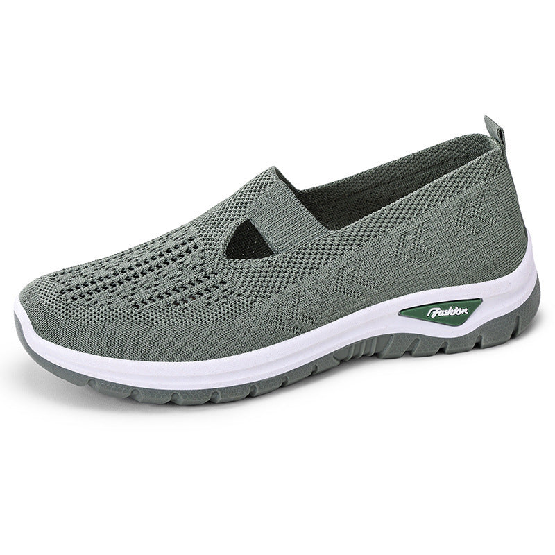 Chaussures en toile à enfiler, en maille respirante, pour femmes,