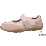 Chaussures casual femme à coupe basse avec bout rond confortable et fermeture velcro