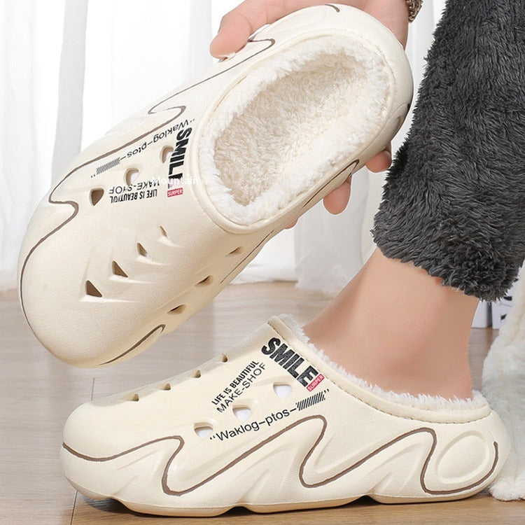 Chaussures Fourrées Unisexes à Semelle Épaisse – Confort, Style et Fonctionnalité