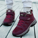 Baskets chaudes en coton pour femme et homme