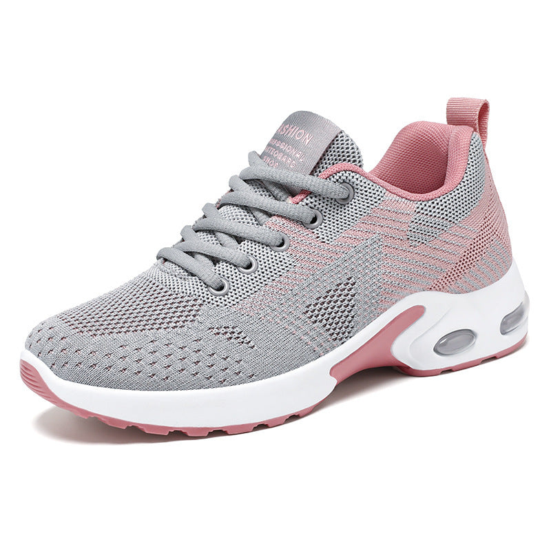 Chaussures de running confortables en maille Flyknit pour femme – Grandes tailles