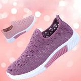 Chaussures femme légères en maille respirante, plates et décontractées