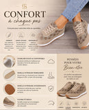 Sneakers Chic à Motif Monogramme