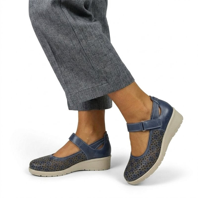 Chaussures Confort Femme en Cuir – Légères, Respirantes & Semelle Ergonomique