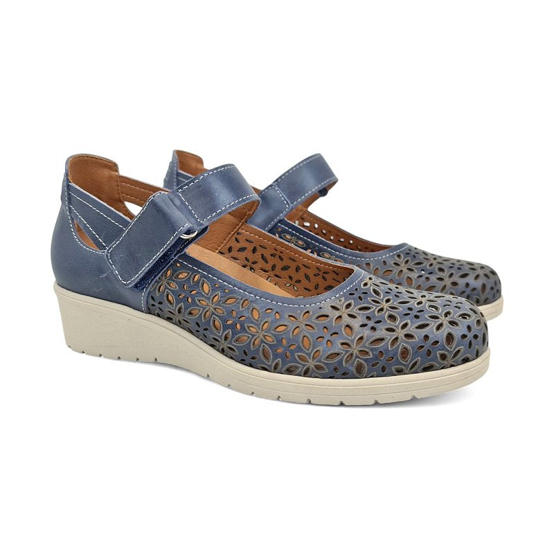 Chaussures Confort Femme en Cuir – Légères, Respirantes & Semelle Ergonomique