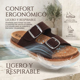 Sandalia Anatómica Doble Hebilla – Blu Sandal