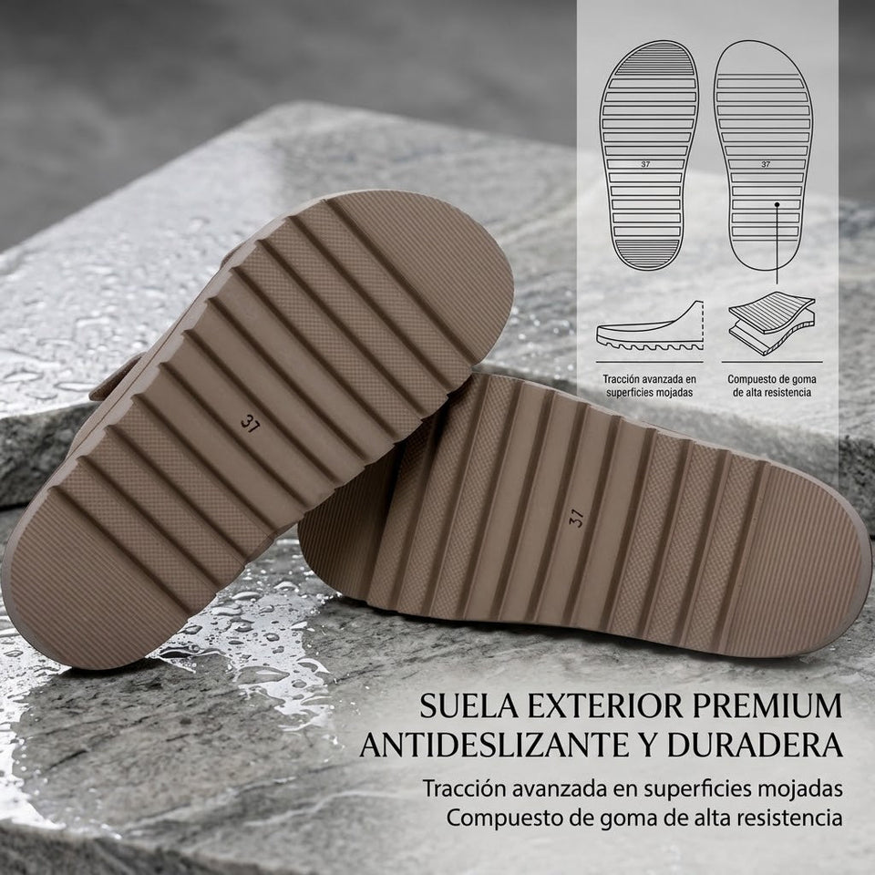 Sandalia Anatómica Doble Hebilla – Blu Sandal