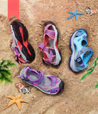 Sandales aquatiques Velcro réglables et antidérapantes pour femmes