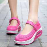 chaussures décontractées en cuir pour femmes