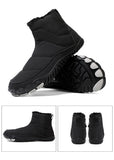 Bottines Barefoot Hiver Unisexes Chaudes Antidérapantes avec Fourrure Intérieure